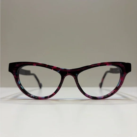 Theo Rubik 3 - THEO EYEGLASSES THEO GLASSES CAT EYE WOMENS GLASSES FRAMES ONLY - Picture 2 of 16